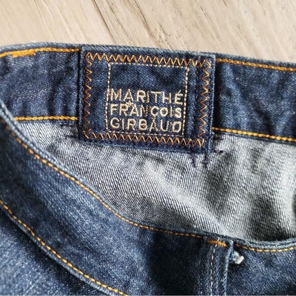 Vtg Marithe Francois Girbaud Jeans 42 Dark Baggy African Cut Pockets - Picture 3 of 15